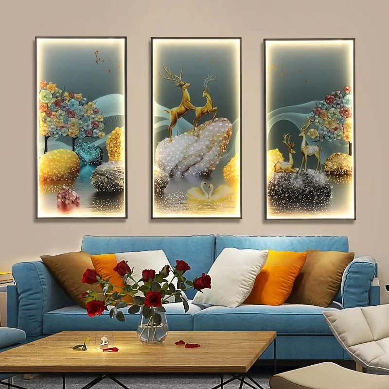 Landscape LED Wall Sconce Set 4