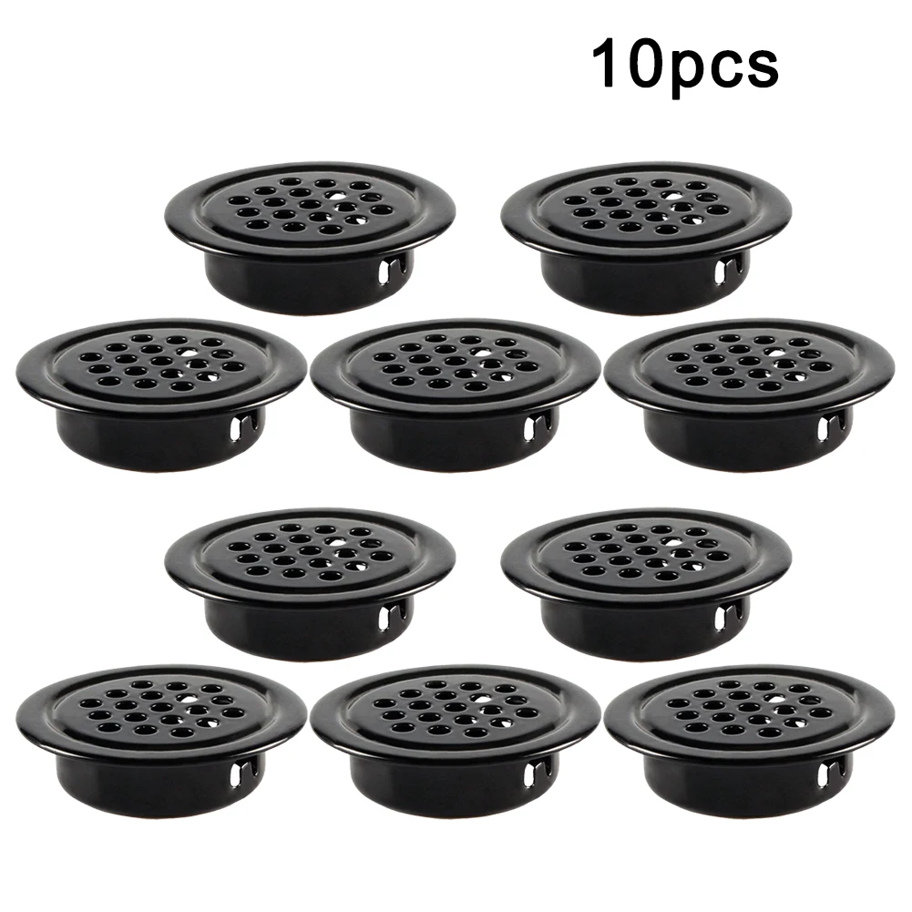 Heat Dissipation Wardrobes Cupboards Home Cabinets Air Vent Grill Cover Ventilation Mesh Round Metal Parts Stainless Steel Tools