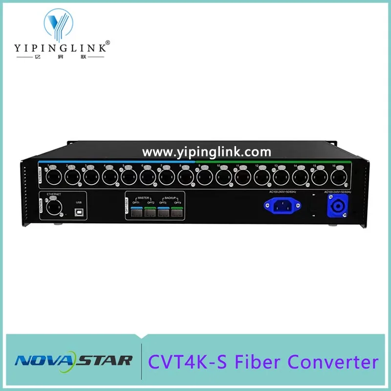 Imagem -03 - Novastar-conversor de Fibra Óptica Modo Único Dual Core Porta lc Saída Lan 16 Neutiik 4k h2 h5 h9 H15 H20 Cvt4k-s