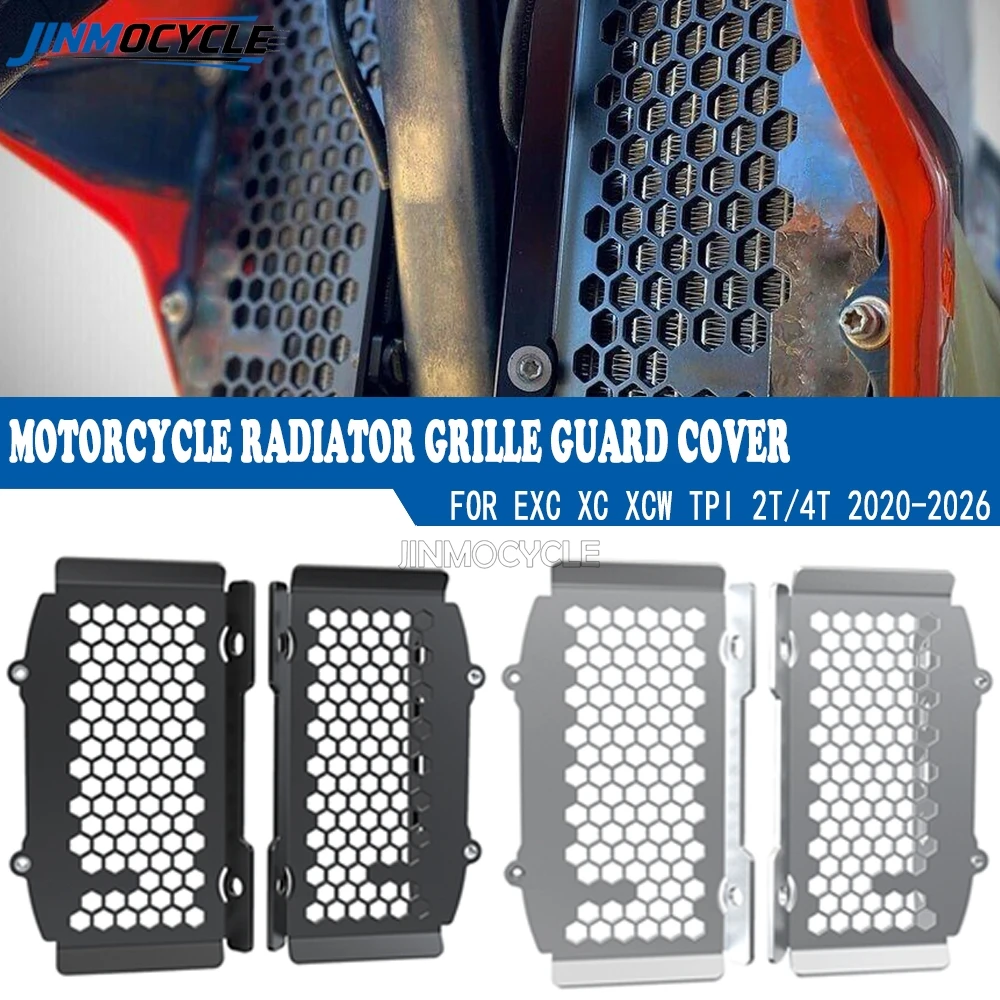 

New For Husqvarna TC,TX 125, 250, 300 2019 2020 2021 2022 2023 2024 2025 2026 Motorcycle Radiator Guard Grille Cover Protector