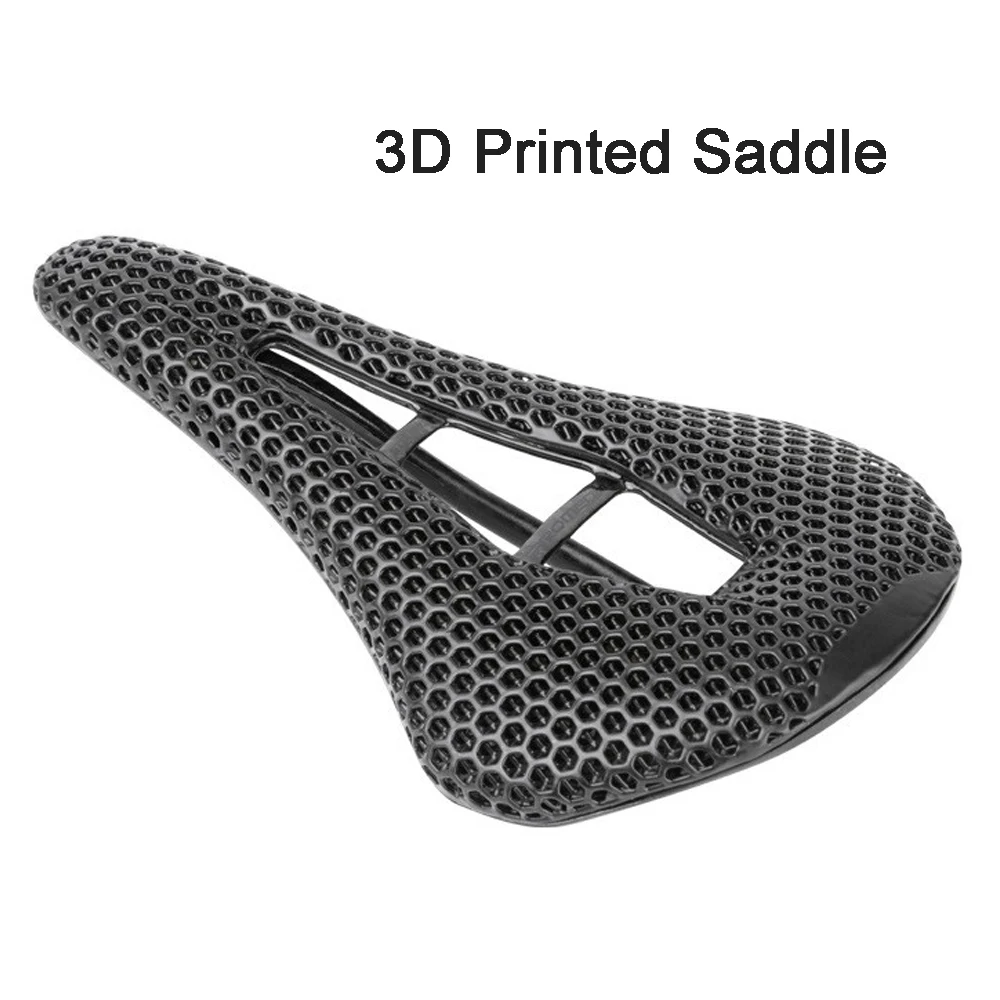 PROMEND Carbon 3D Printed Cycling Saddle Lightweight Comfortable Mountain Bike Seat Shock Absorbing Saddles Cycling Accessories