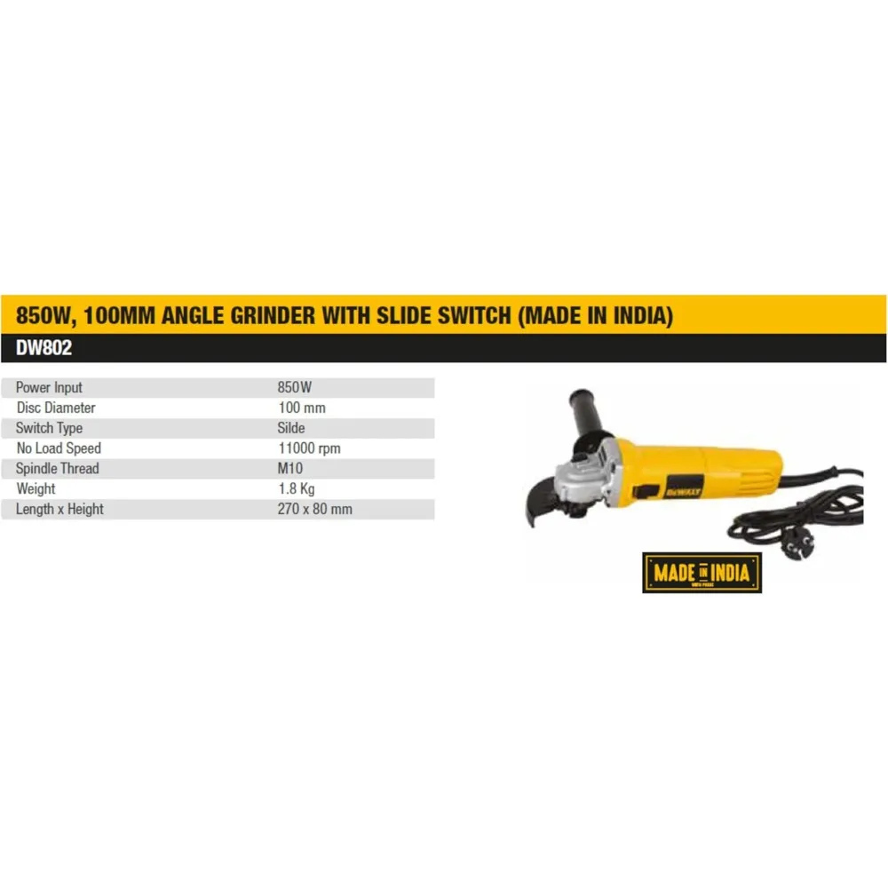 مطحنة زاوية كبيرة 7/9 بوصة 6600 دورة في الدقيقة أداة عالية الأداء لتطبيقات الثقيلة