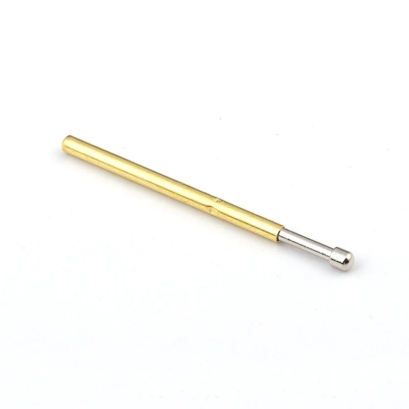 100PCS P160-D3 Big Round Head Spring Test Probe Needle Tube Outer Diameter 1.36mm Total Length 24.5mm PCB Probe