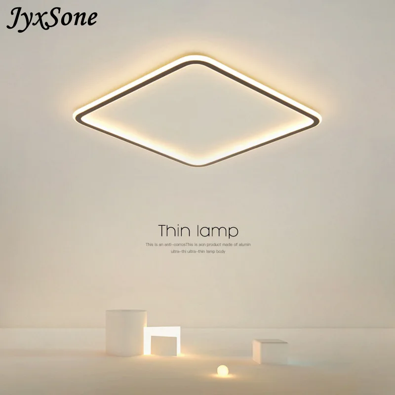 Ultra-thin Led Ceiling Lights Modern Design Simple Home Decoration Living Room Bedroom Children's Room Fixtures Remote Control