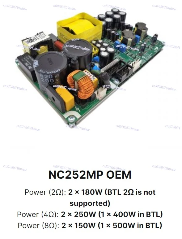 

Плата усилителя мощности Hypex Nc252mp 502mp