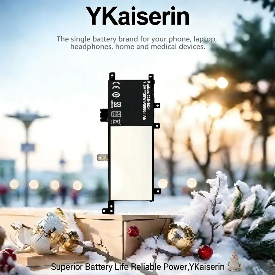 

Аккумулятор для ноутбука Asus A580U X580U X580B A542U R542U R542UR X542U V587U FL5900L FL8000U C21N1634, надежный источник питания, 4840 мАч