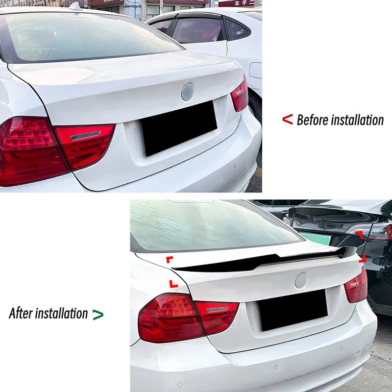 BMW E90 Trunk Lip Spoiler (2005-2012) 2