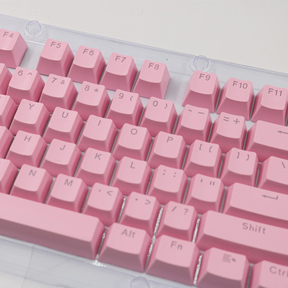104 Stück ABS Universal mechanische Tastatur Tastenkappen ergonomische leere Tastenkappen für Cherry MX Tastatur Ersatz-Tastenkappe mit Hintergrundbeleuchtung – Detail 8