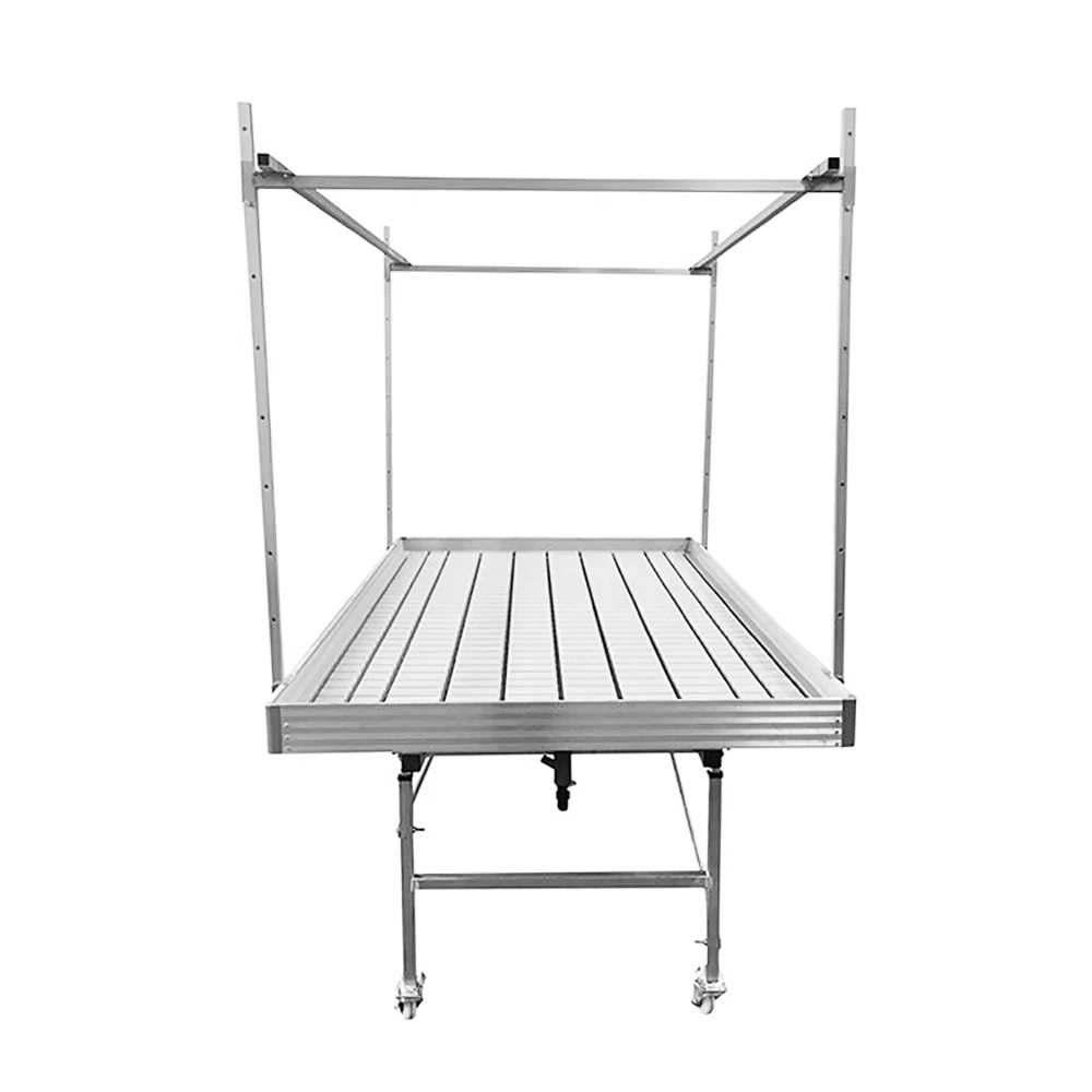 Landbouw Ebb en Flow Hydrocultuur Grow Rolling Bench Table