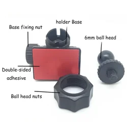 Universal Car DVR GPS Recorder Stand Camera Holder Screw Thread Double-sided Adhesive Paste Bracket Base Holder Stand
