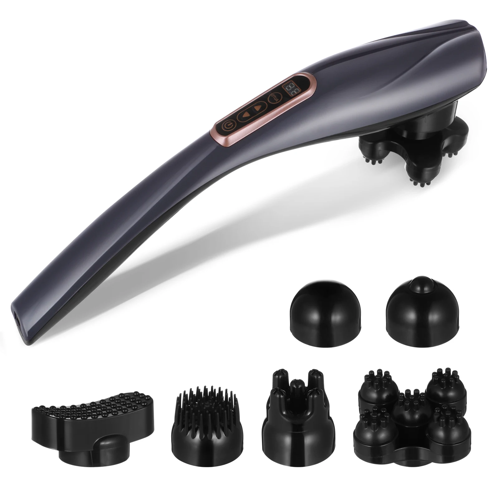 

12 Modes Handheld Massager Electric Massagers Rechargeable Back Neck Body Massage Tool Relaxation