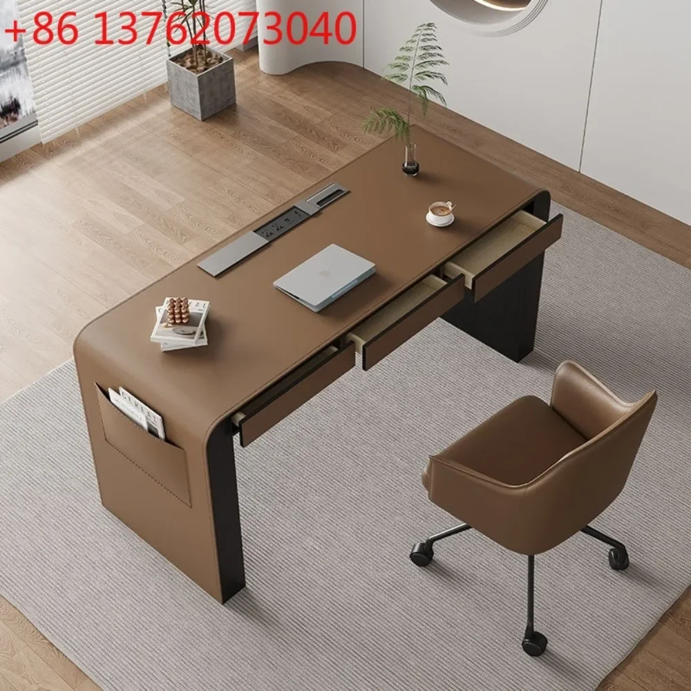 

Italian minimalist desk home study desk bedroom workbench designer