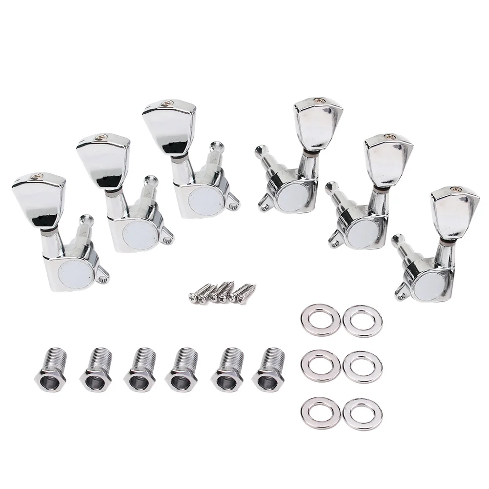 

6 pcs Electric Guitar Head Tuning Pegs Replacement Heavy Duty Lightweight For Acoustic Guitar Tuners Tuning Machines Instrument