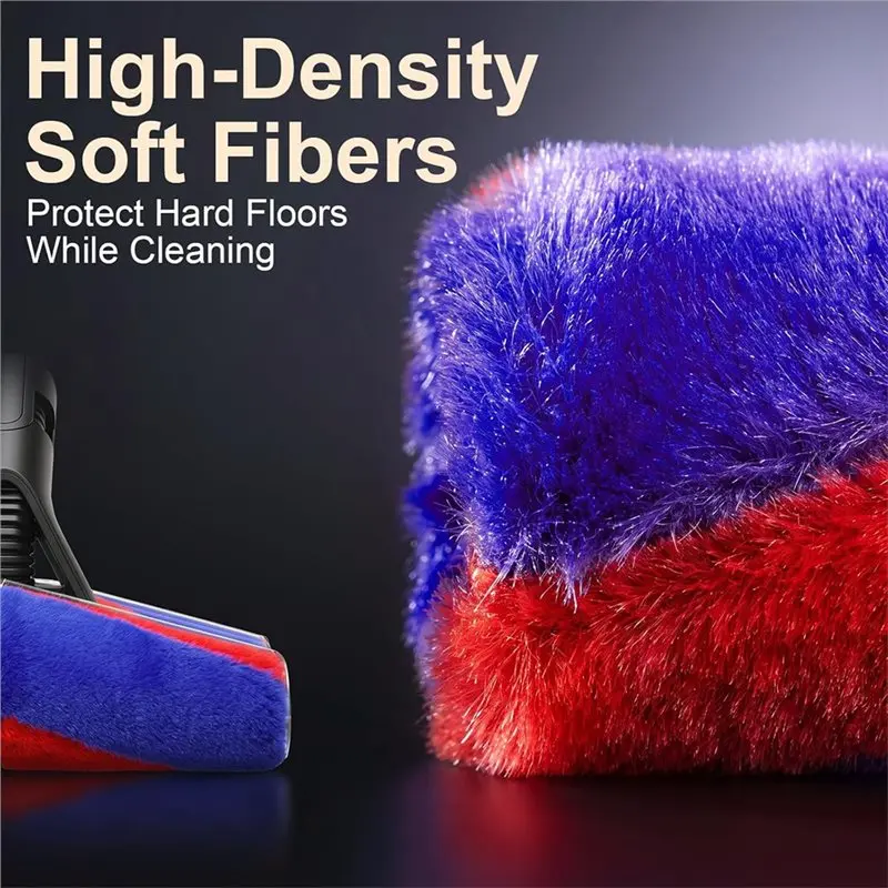 A38T Roller Brush Replacement for Dyson PencilVac Fluffycones SV50, Conical Brush Bar for Hard Floors, 4 Pack for Value Set