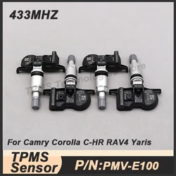 4PCS TPMS Tire pressure sensor For Toyota Avalon Camry 4Runner Corolla 433MHZ PMV-E100 42607-02090