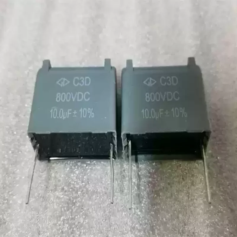 10PCS New Farad GD C3D 106J 10UF 800V Platinum Mechanism Thin Film Non Polarized Capacitor