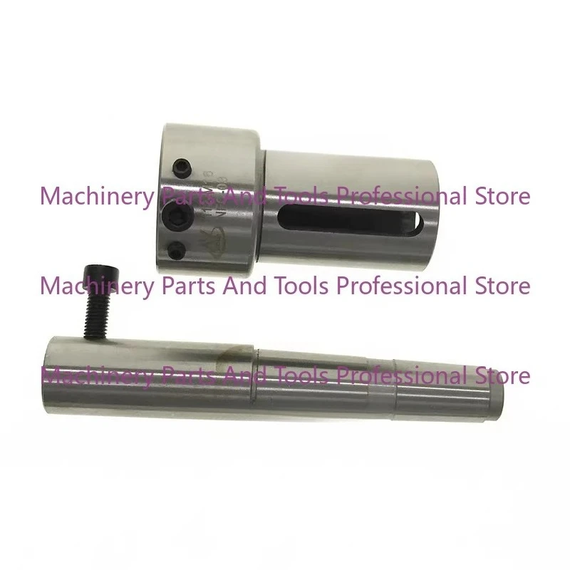 Retractable Round Die Holder Tail Stock Mohs Taper Fixed Sleeve Suitable for Tapping Machine Lathe Milling External Screw Thread