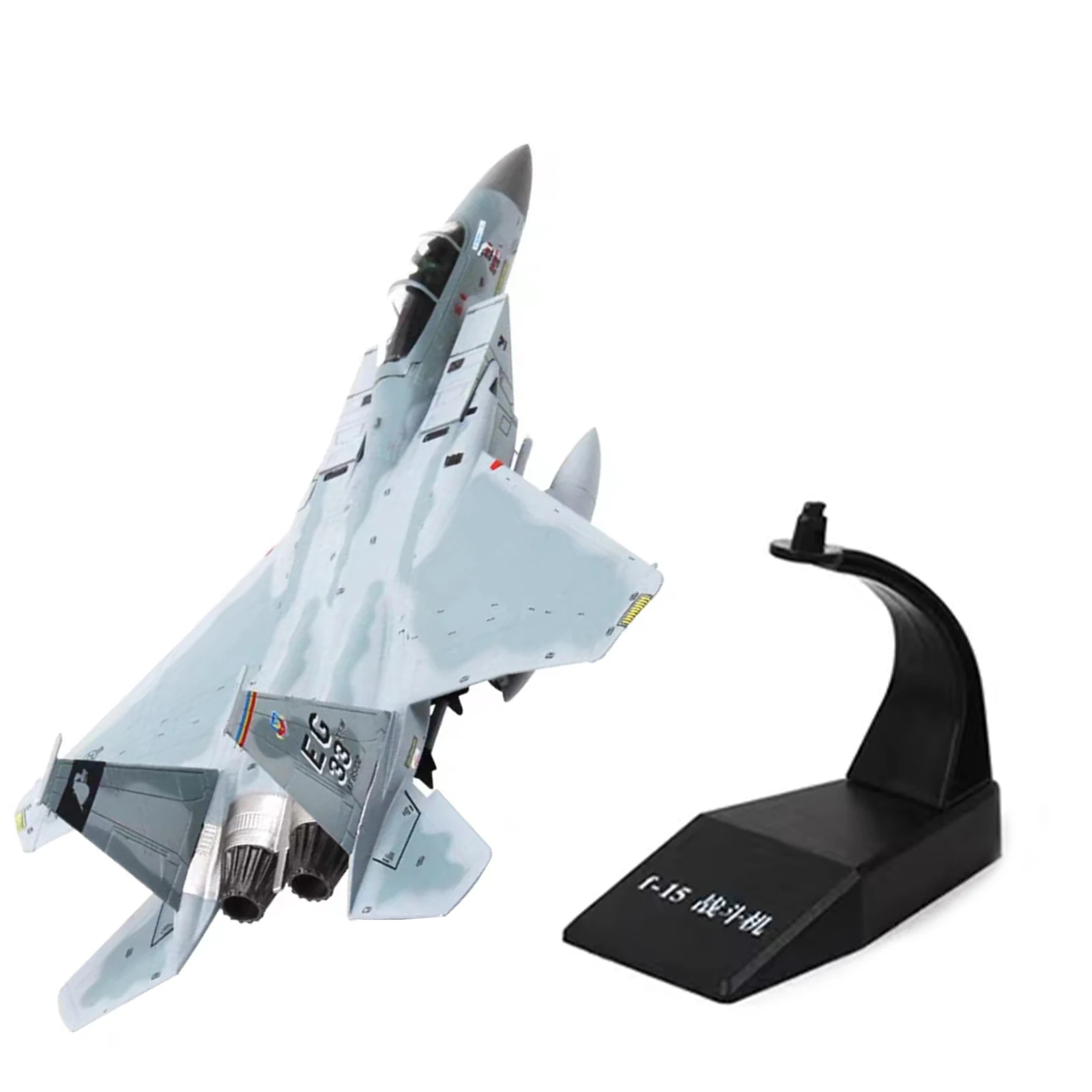 1 conjunto escala 1:100 F-15 grumman tomcat lutador ataque da marinha dos eua liga de metal avião militar modelo coleção lembrança presentes de natal