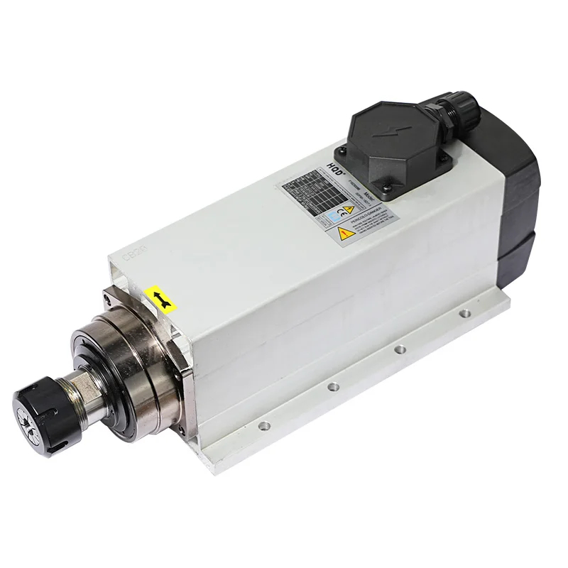 

GDF60-18Z/7.5 7.5KW ER32 Square Shape Cooper Shaft Air Cooled Spindle Motor for CNC Machine