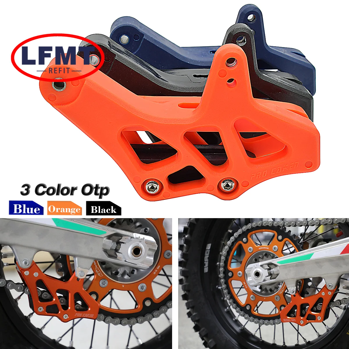 

Motorcycle Chain Guide Guard Protection For KTM SX SX-F XC XC-F XC-W XCF-W EXC EXC-F TPI Six Days 125-500 2008-2023 Motocross MX