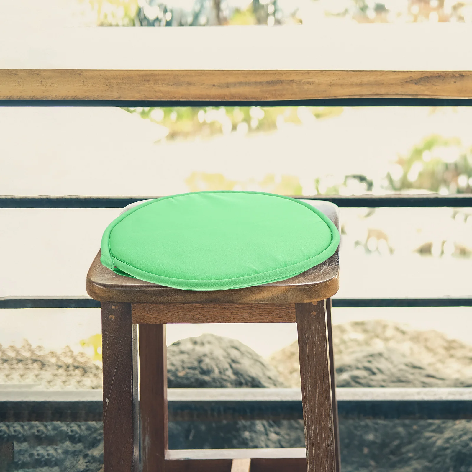

Round 30Cm Green Thickened Sponge For Chair Dining Office Home Seat Cushions For Home Round Cushion Chair Dining Seat Cushion