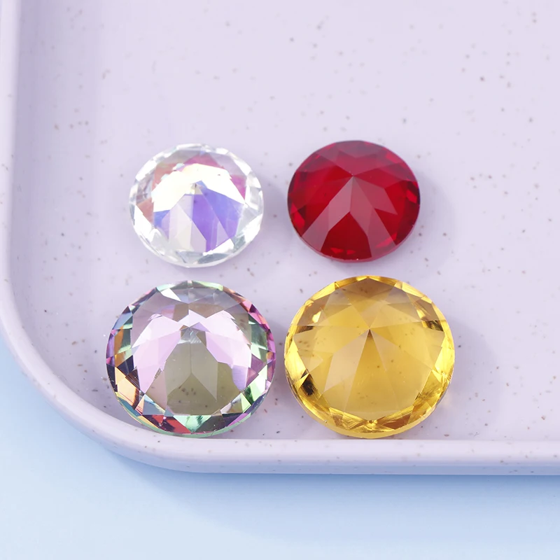 Gemas de diamante e plástico para meninas, princesa Jóias, adereços DIY, acessórios infantis, diamante, 1 conjunto