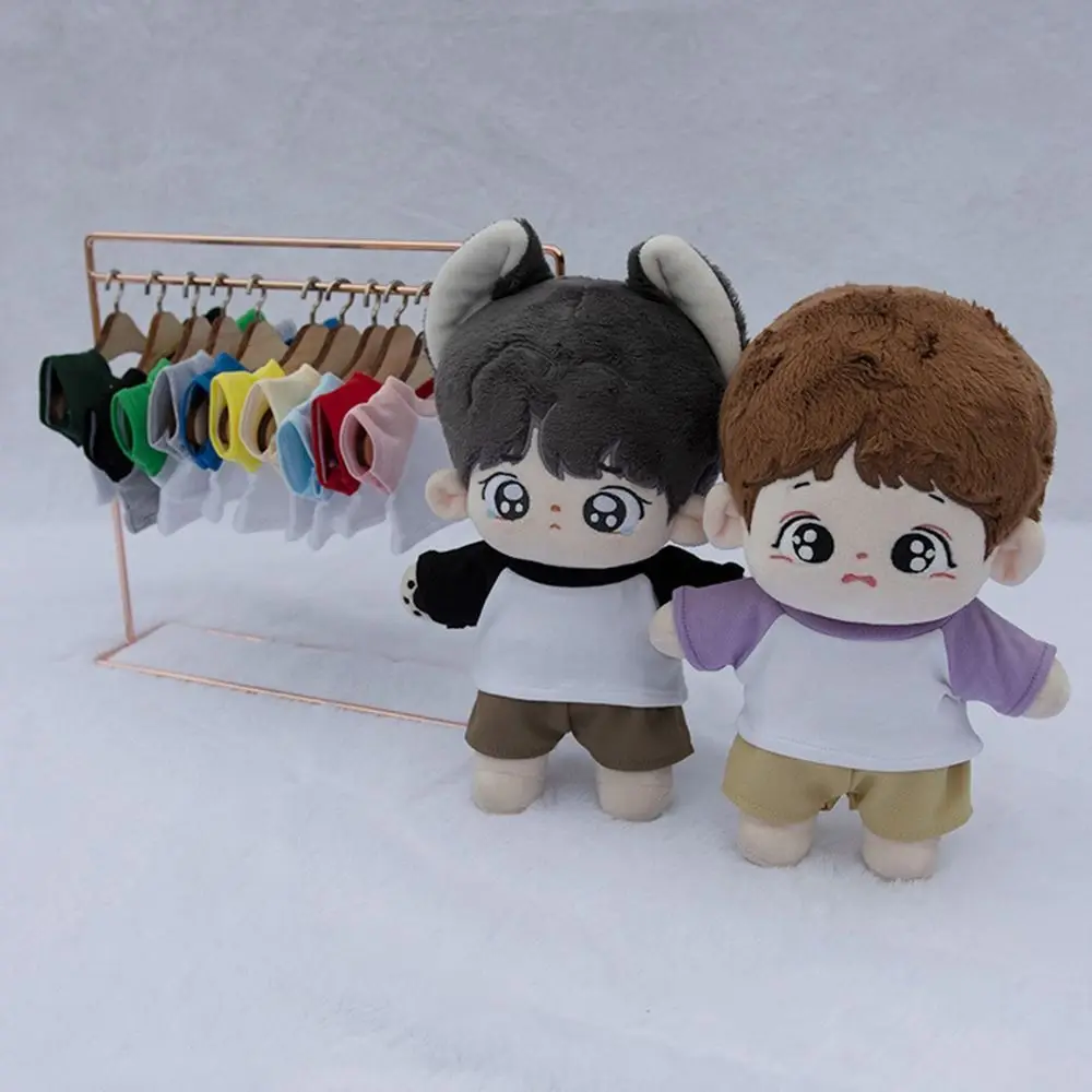 High Quality Idol  Outfit Cotton  Dolls Mini Clothes 10cm  Clothes  T-shirt  Catoon Tops