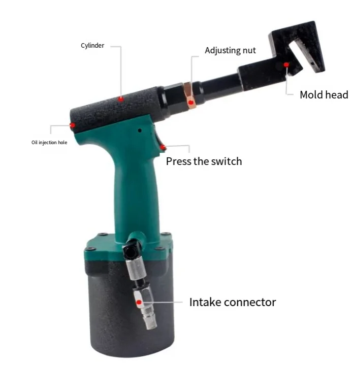 Pneumatic door and window track hole opener Aluminum profile drainage hole Pneumatic door and window hole puncher