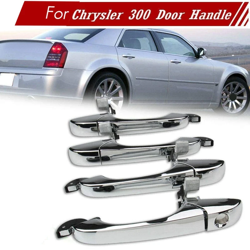 

Наружная дверная ручка 4х для 2005-2010 hryckt 300 / 300C Dodge Magnum / Charger 4589009AH 5065800AH