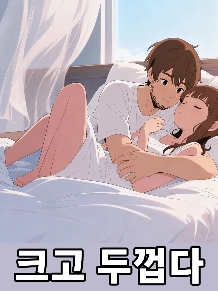 My younger brother is working hard to grow up and is becoming happier and happier.