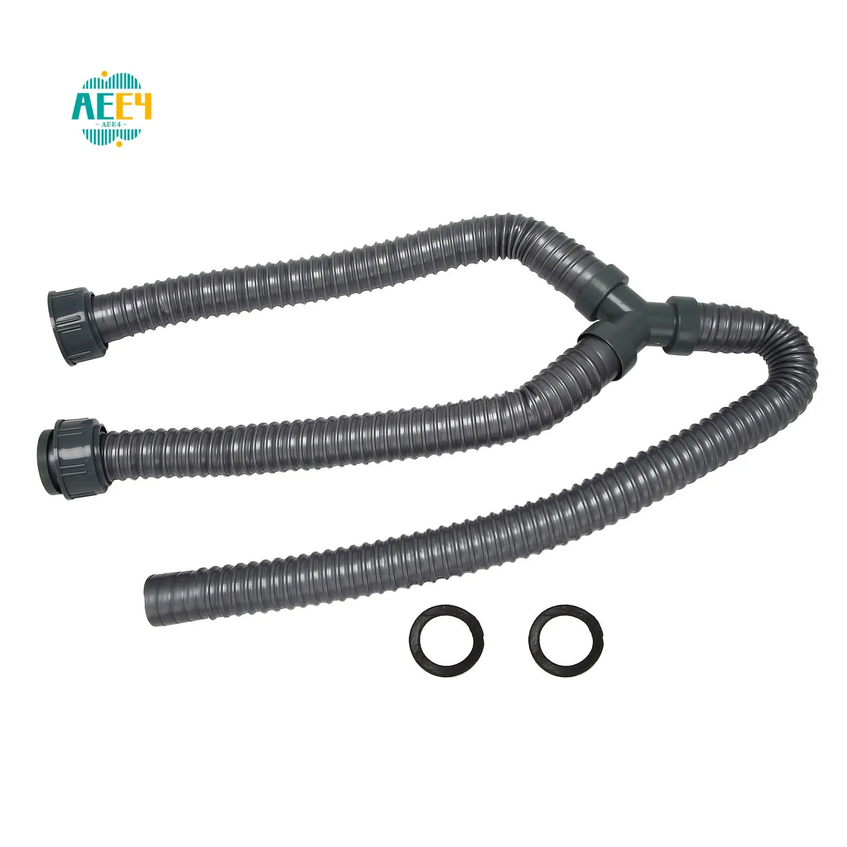 

AEE4-3.3Ft Стиральная машина ПВХ Y-образный сливной разрядный шланг Соединитель трубы стиральной машины