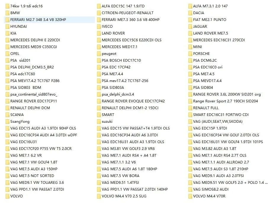 Hot Winols 4.51 Software with 93GB ECU Chip Tuning Maps Files Big Archive Damos Mappacks NEW 2022 2021 2020 DAMOS ECU Mappack