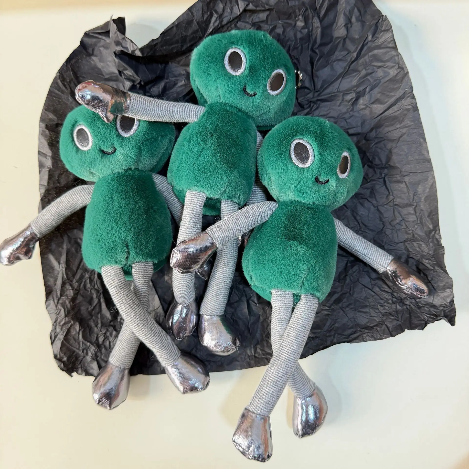Spoof Internet Celebrity Creative Astronaut Series Alien Bag Charms Plush Toys Funny Gifts And Keyrings