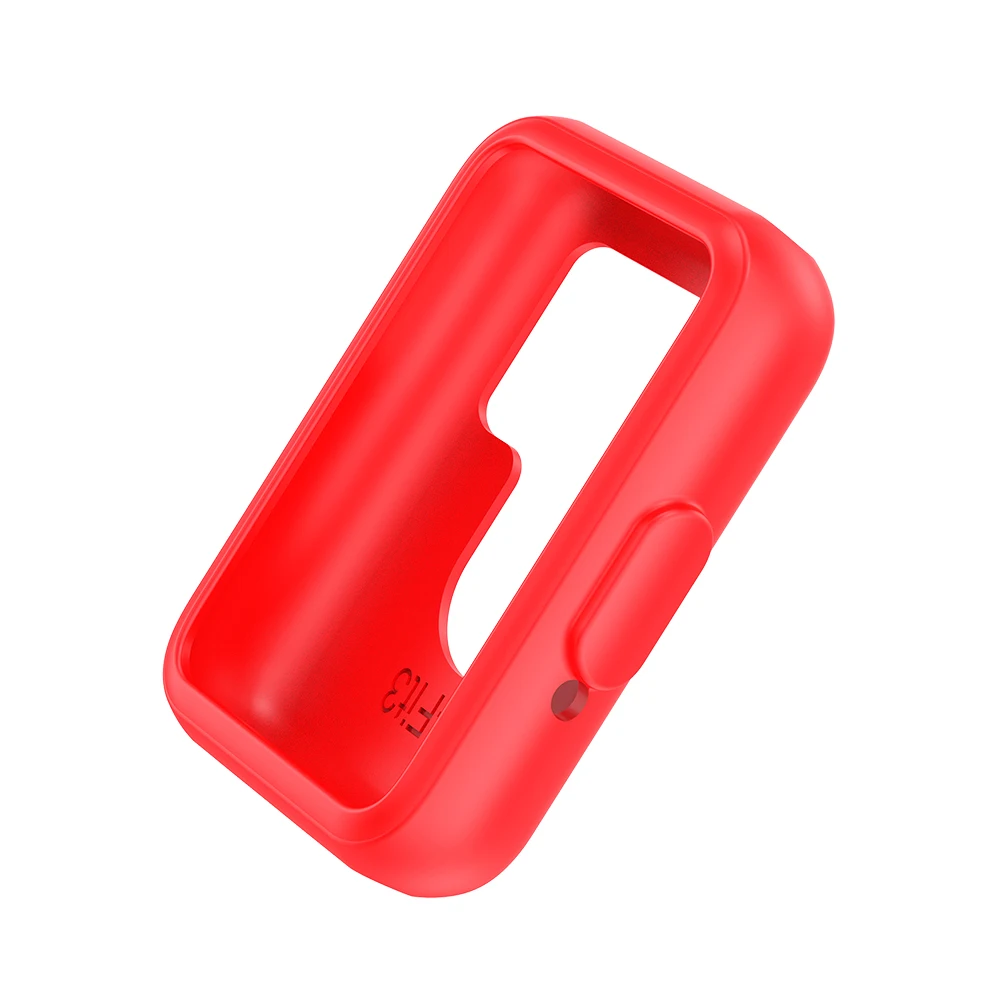 

Soft Silicone Case for Samsung Galaxy Watch Fit 3 Sport Smart Watch Protector Shell Lightweight Watch Accessories for Man Woman