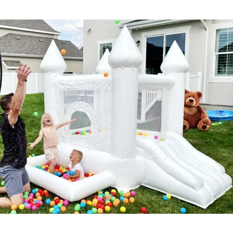 

Jumping Inflatable Bounce House Castle, Jumper Bouncy Wedding Party Backyard for Kids