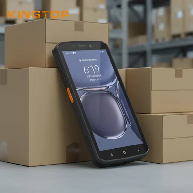 New Arrival Rugged Handheld PDA for Android 14 NFC 1D 2D QR Code Reader 4G+64G BT 5.2 for Express Courier Logistics
