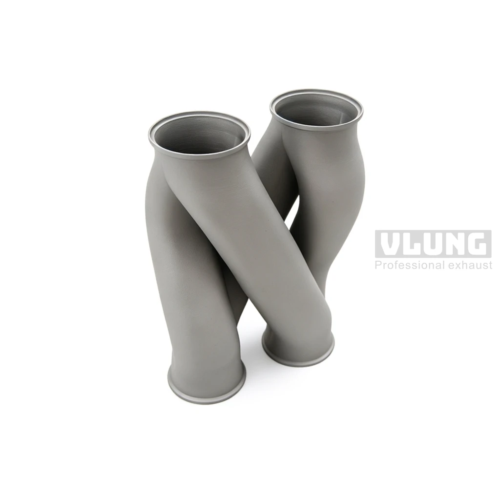 3D Printing Universal Z‑Shape Exhaust Pipe High Performance Stainless Steel Z‑Pipe 2.5 / 2.75 / 3 Inch Custom Car Modification