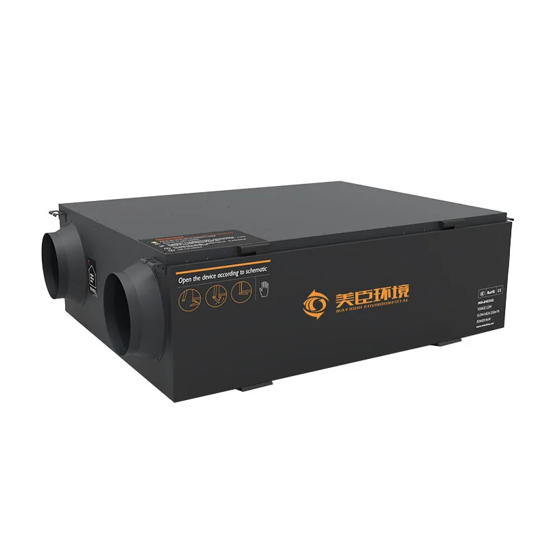 공장 직접 판매 신선한 공기 팬 정화 PM2.5 중앙 신선한 공기 시스템 상업용 전체 열교환기 환기 기계