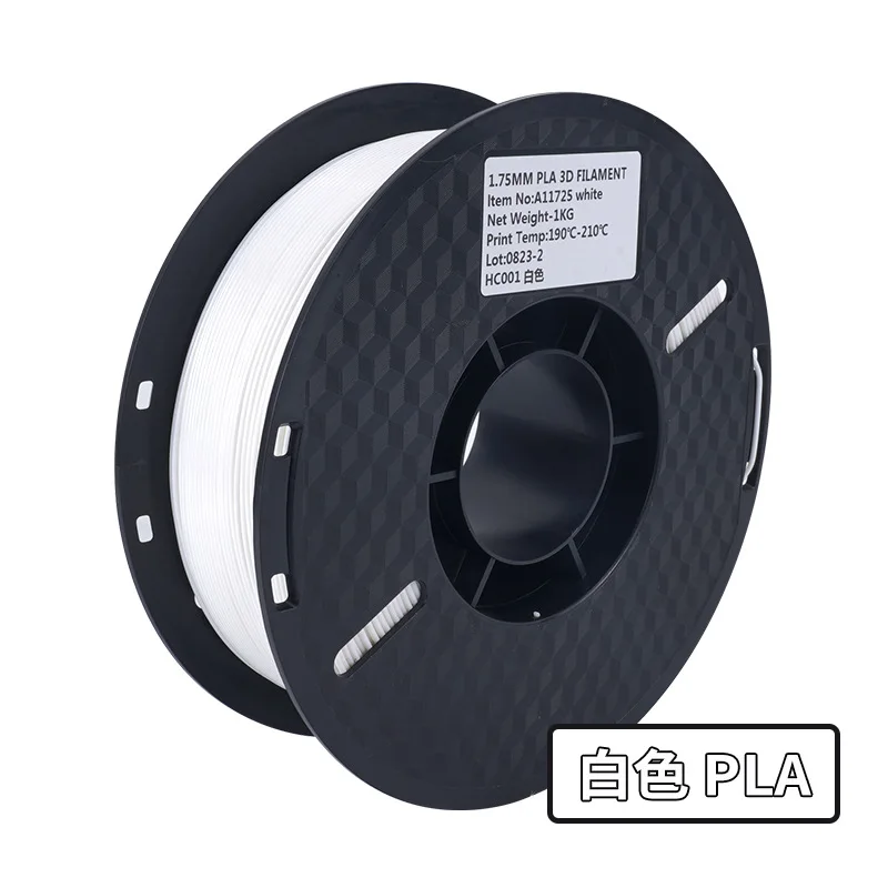 PLA 3D-printerfilament 1,75 mm 1 kg Soepele stroom Geen bespaning Geen verstopping Hoge precisie Gemakkelijk afdrukmateriaal voor FDM