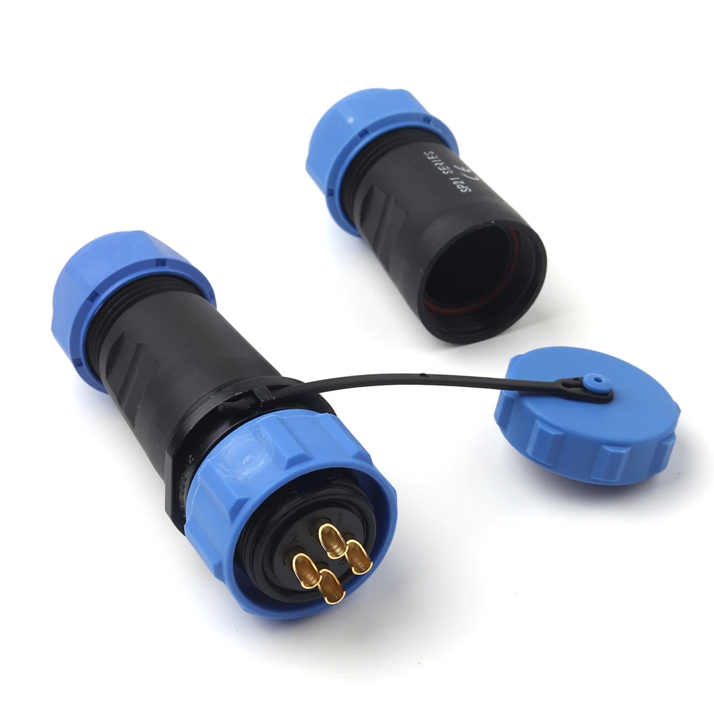 

SP28 Nut Type Socket IP68 outdoor Waterproof 2 3 4 5 6 7 9 10 12 14 16 19 22 24 26Pin Plug Socket Cable Aviation Connector