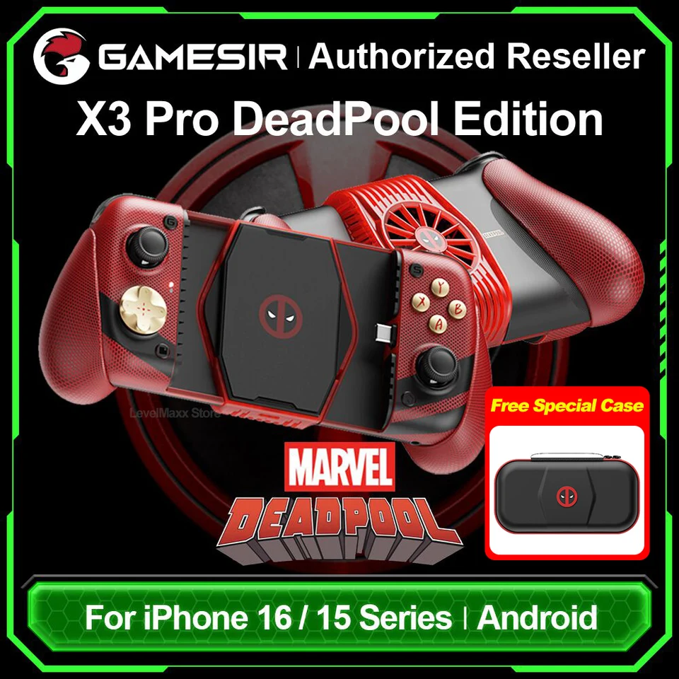GameSir X3 Pro デッドプールエディション モバイルゲームコントローラー