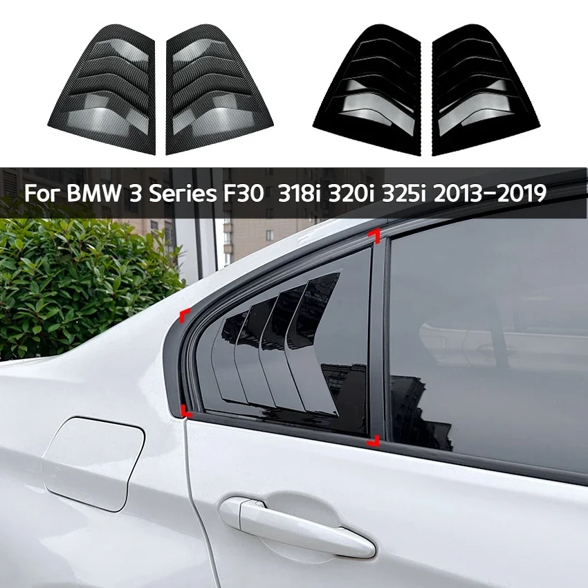 

Applicable to BMW 3 Series F30 2013-2019 318i 320i 325i Automotive Carbon Fiber Shutters Car Stickers Exterior Accessories