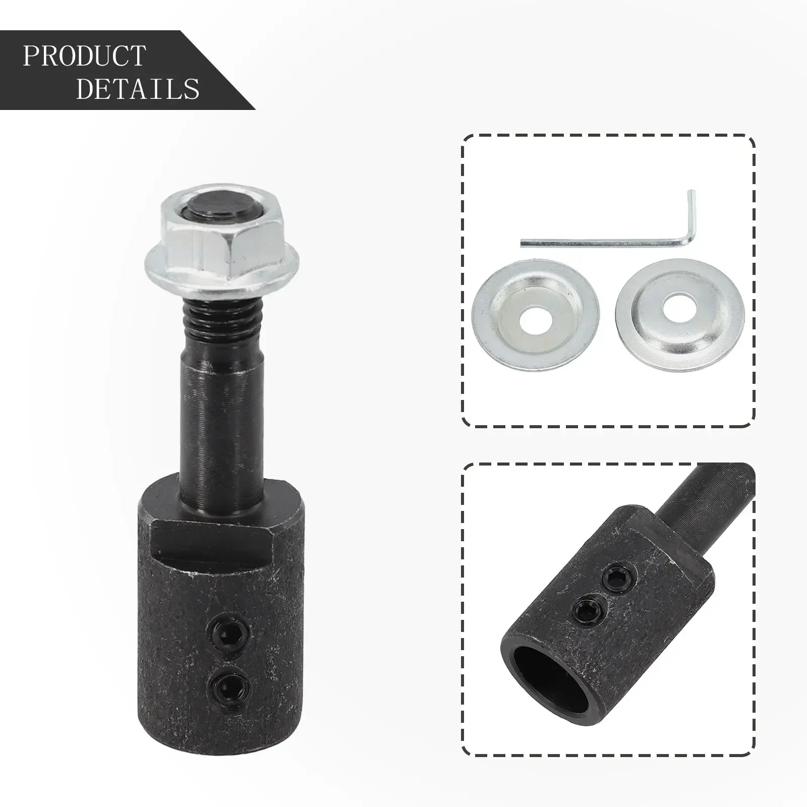 1 ชุดแกนอะแดปเตอร์ 5/6/8/10/12/14/16 มม.สําหรับบดขัด 5-16mm SHAFT มอเตอร์เครื่องบดม้านั่ง EXTENSION Rod