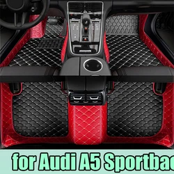 Custom Automotive Car Floor Mats For Audi A5 Sportback 2010 2011 2012 2013 Auto Luxury Leather Men Women Car Mats Full Coverage
