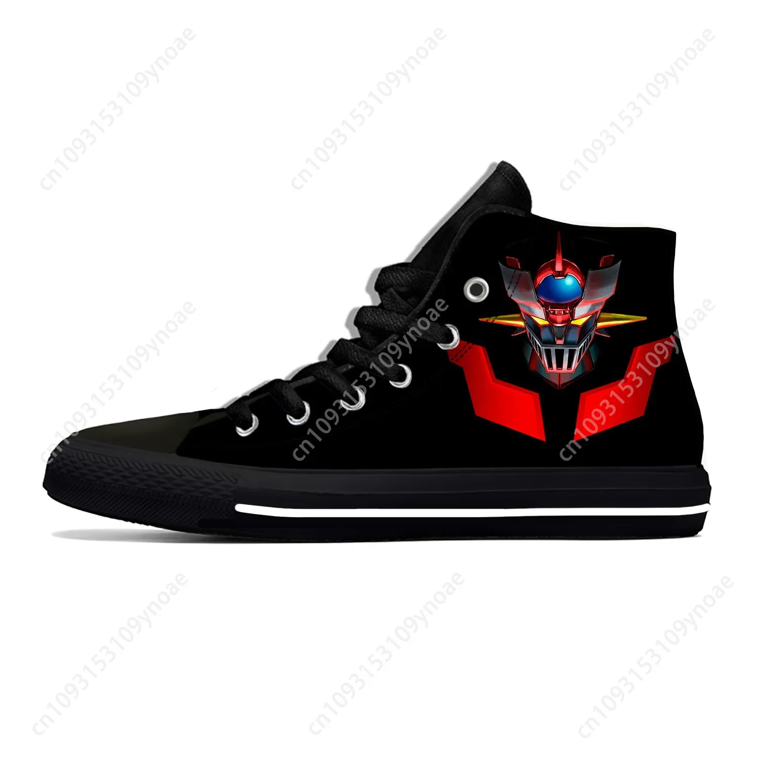 Manga Mazinger Z UFO Robot Hot Japanese Anime Summer Casual Shoes Breathable Men Women Sneakers High Top Lightweight Board Shoes