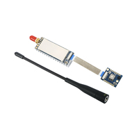 Diy Kit (2Set/lot) NiceRF New Design U Band UHF 400-480MHz  Walkie Talkie Module SA858 6Km~10Km Long Range 4W Intercom RF Module