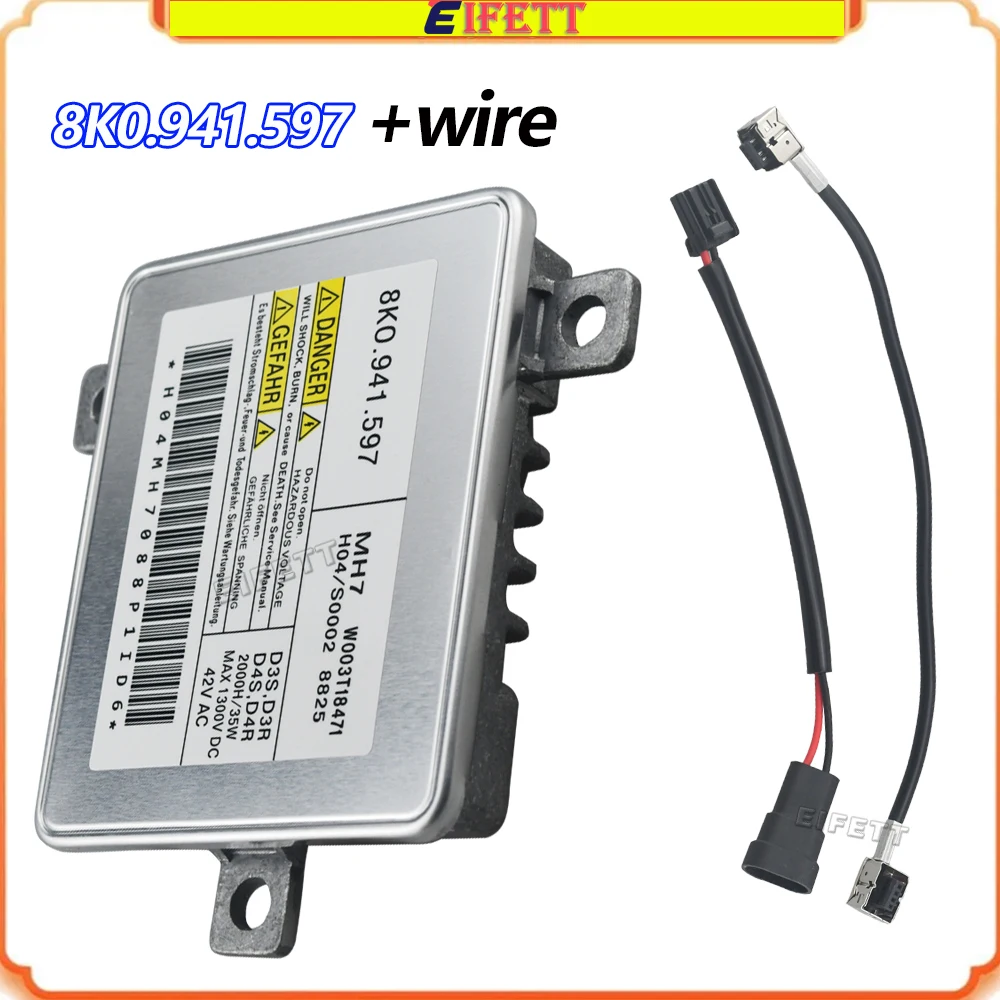 Com fio farol hid xenon lastro 8k0941597 8k0941597c 8k0941597e para audi a1 a3 a4 a5 a6 a7 a8 q3 q5 q7 v/w cc peças de automóvel