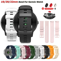 18Mm 20Mm 22Mm Horlogeband Voor Garmin Venu 3/3S/2/2S Siliconen Horlogeband Band Voor Garmin Vivoactive 3/4S/Voorloper 245 Banden