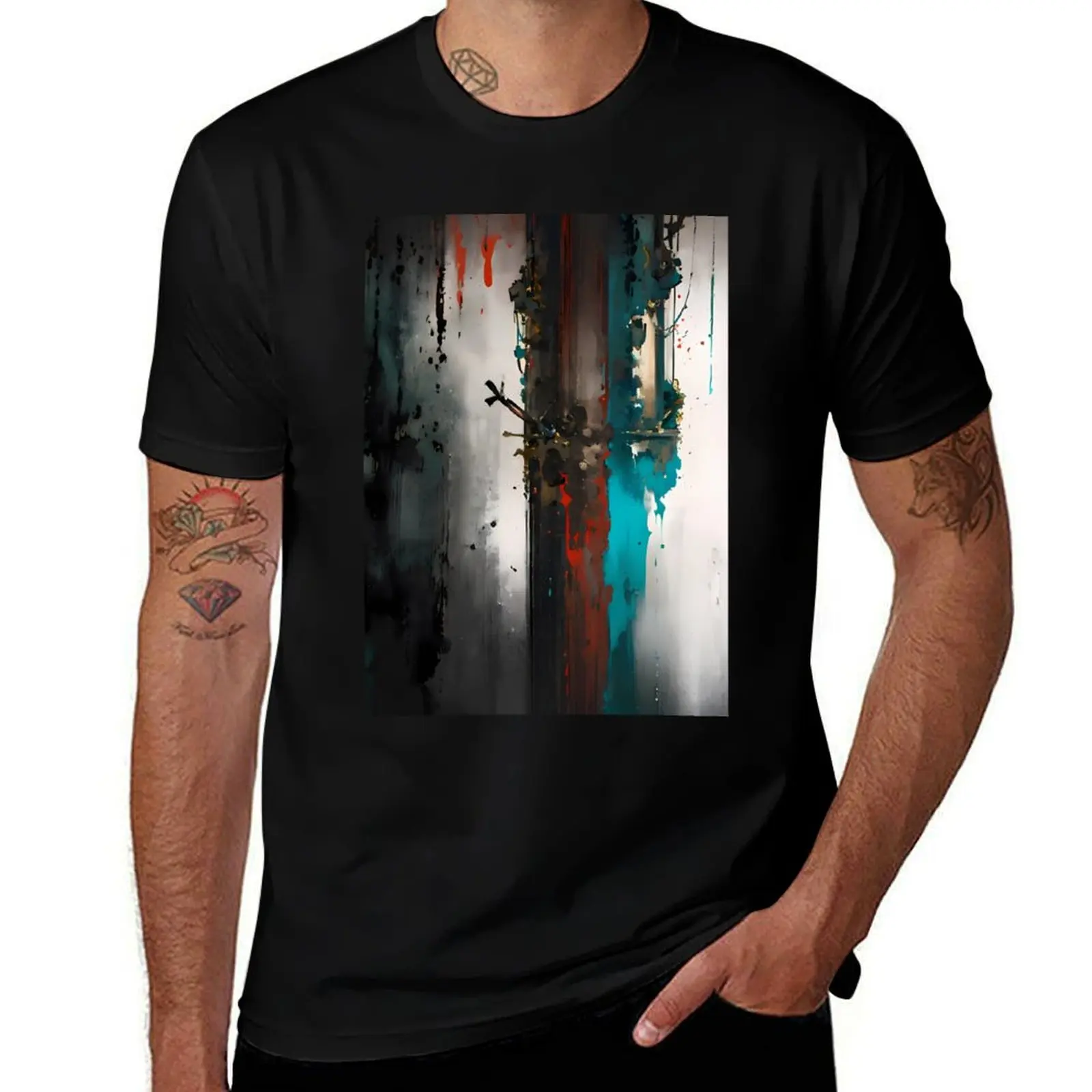 The Reflection of Life's Traces T-Shirt man graphic t shirt T-Shirt