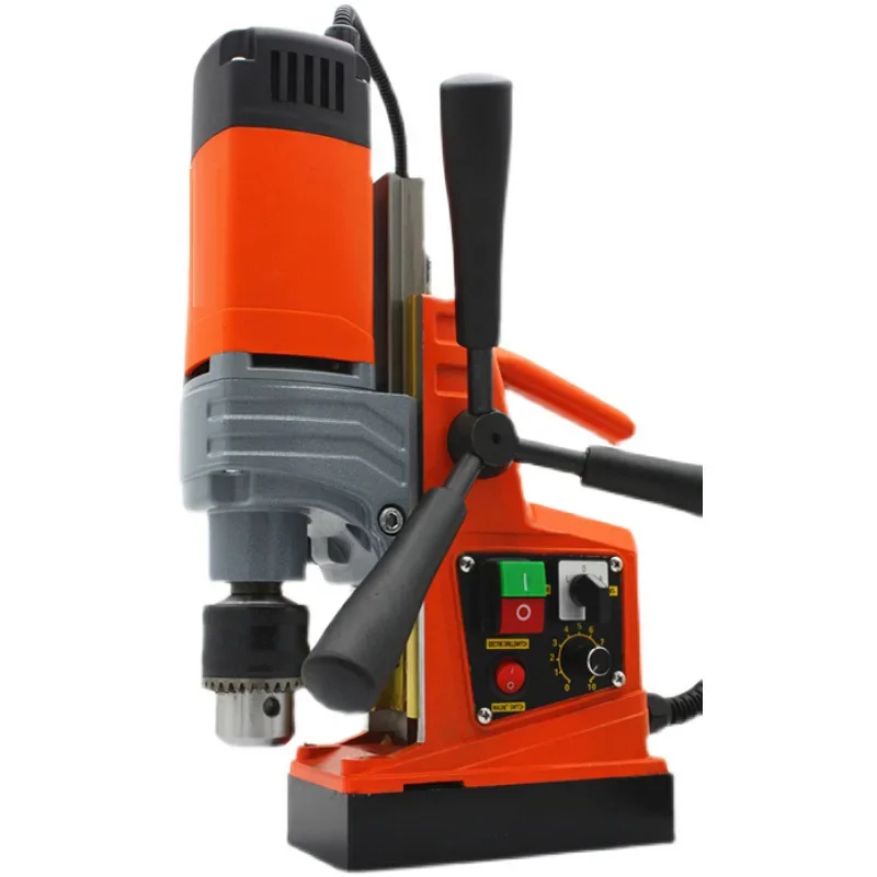 Magnetic drill 220v 28RE Magnetic suction bench drill forward reverse electric drill twist  drilling